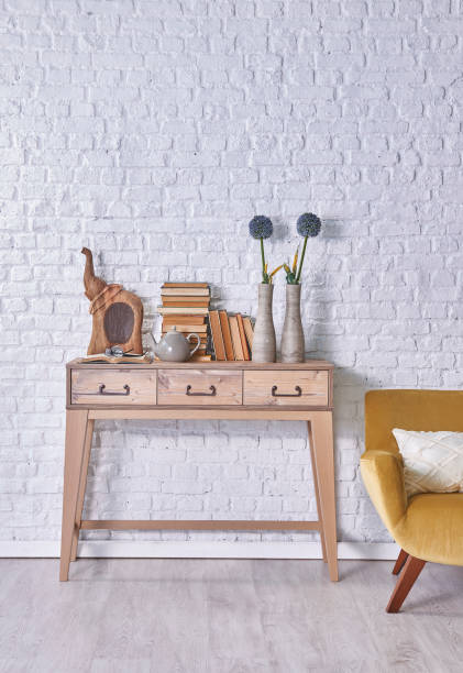 istock modern home interior living room with white brick wall and sofa lampshade 1306671823