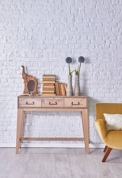 istock modern home interior living room with white brick wall and sofa lampshade 1306671825