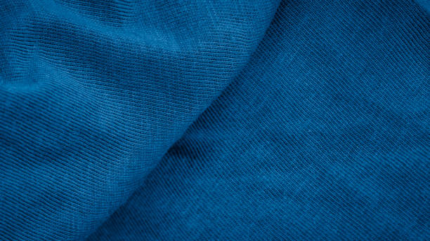 istock blue cotton fabric with visible details. background 1306673162