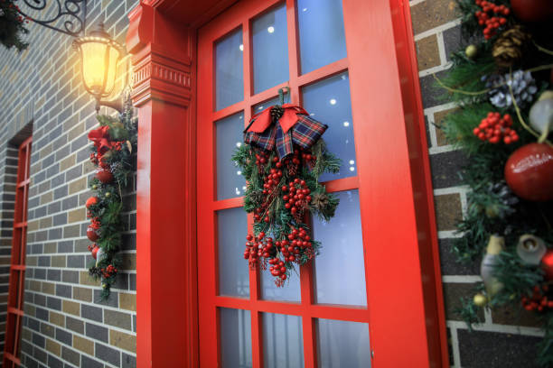 istock beautifully house entrance decorated 1306692521