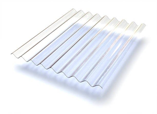 foglio profilo di plastica trasparente - pc foto e immagini stock
