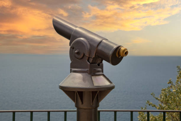 istock A coin public telescope at sunset 1306706644