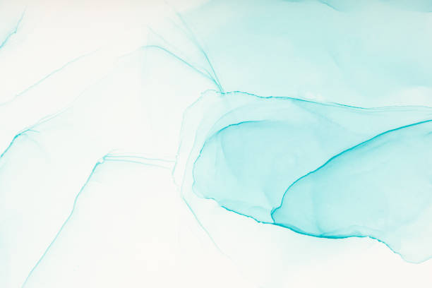 istock Abstract blue Ink background. Alcohol Ink art. 1306714489