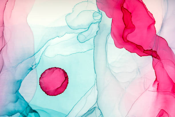 istock Abstract colorful Ink background. Alcohol Ink art. 1306714497