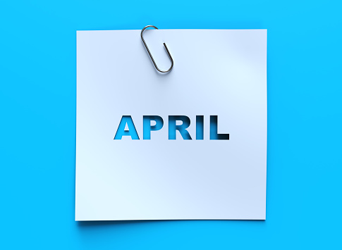 The month April
