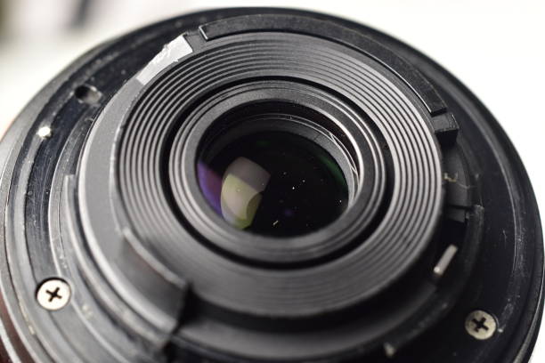 istock Rear view of camera lens 1306734224