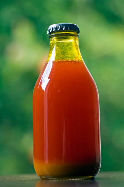 istock Dende palm oil bottle. 1306735071