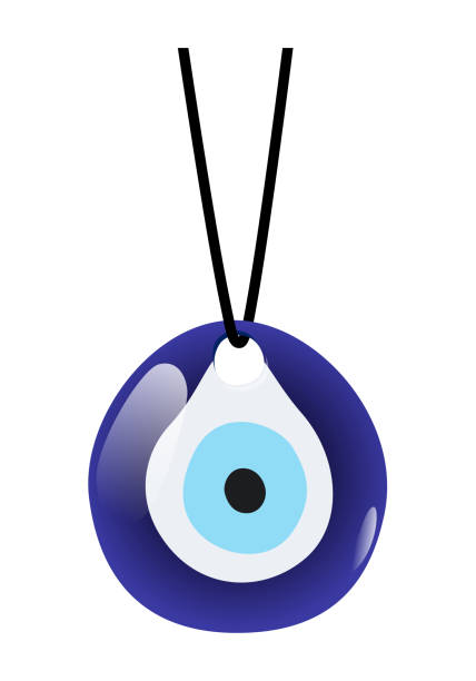 blue evil eye - evil eye beads stock-grafiken, -clipart, -cartoons und -symbole
