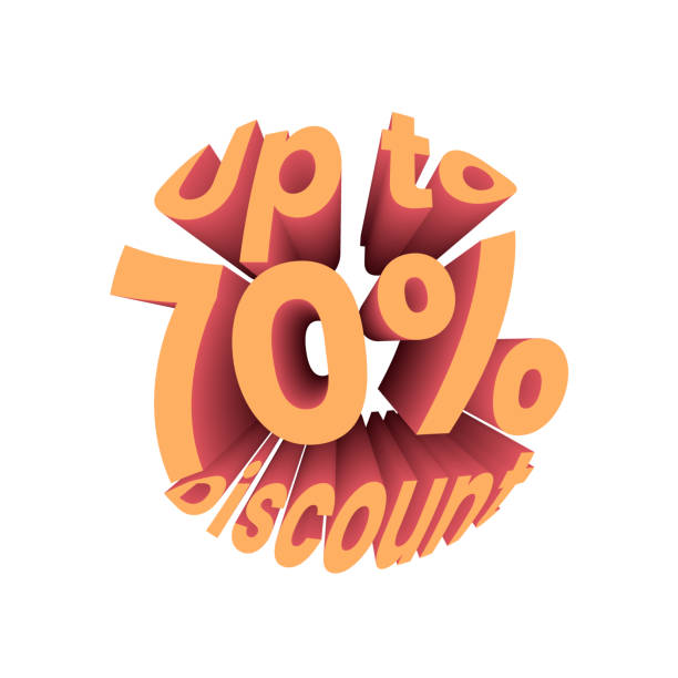 istock Sale up to 20 % discount banner. Sale promotion text. 1306746500