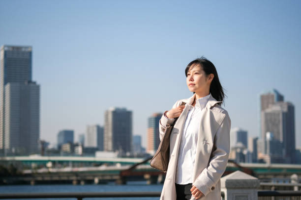 istock Confident businesswoman looking forward 1306776280