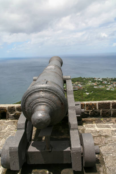 istock Brimstone Hill Fortress cannon, St Kitts 1306778132