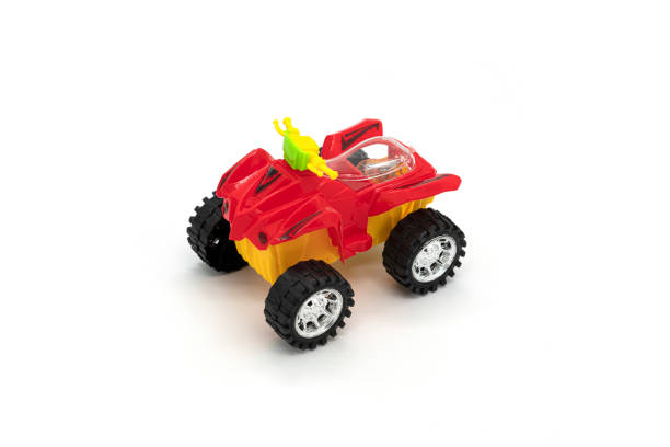 istock Plastic ATV toy isolated on white background. 1306791497