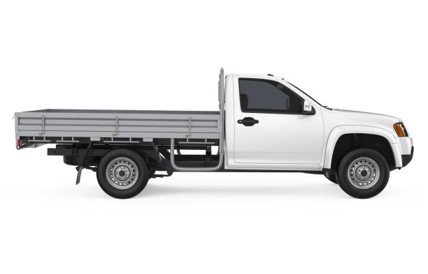 istock Flatbed Truck Isolated 1306794410