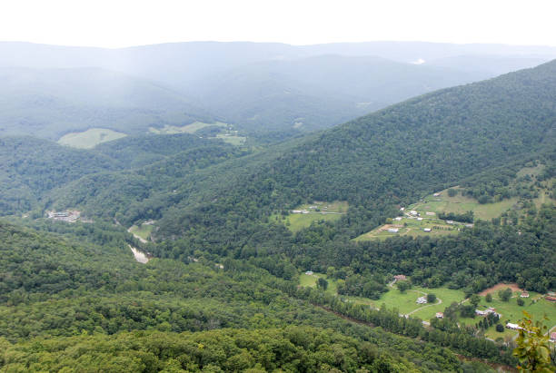 istock Rural Town seen from North Fork Mountain Trail 1306794467