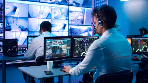 istock Surveillance team working near talking bosses 1306803652