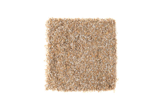 istock chopped fiber isolated on white background, top view 1306805432