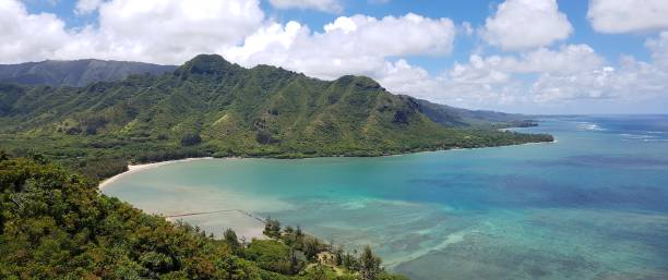 istock Crouching Lion lookout oahu 1306806228