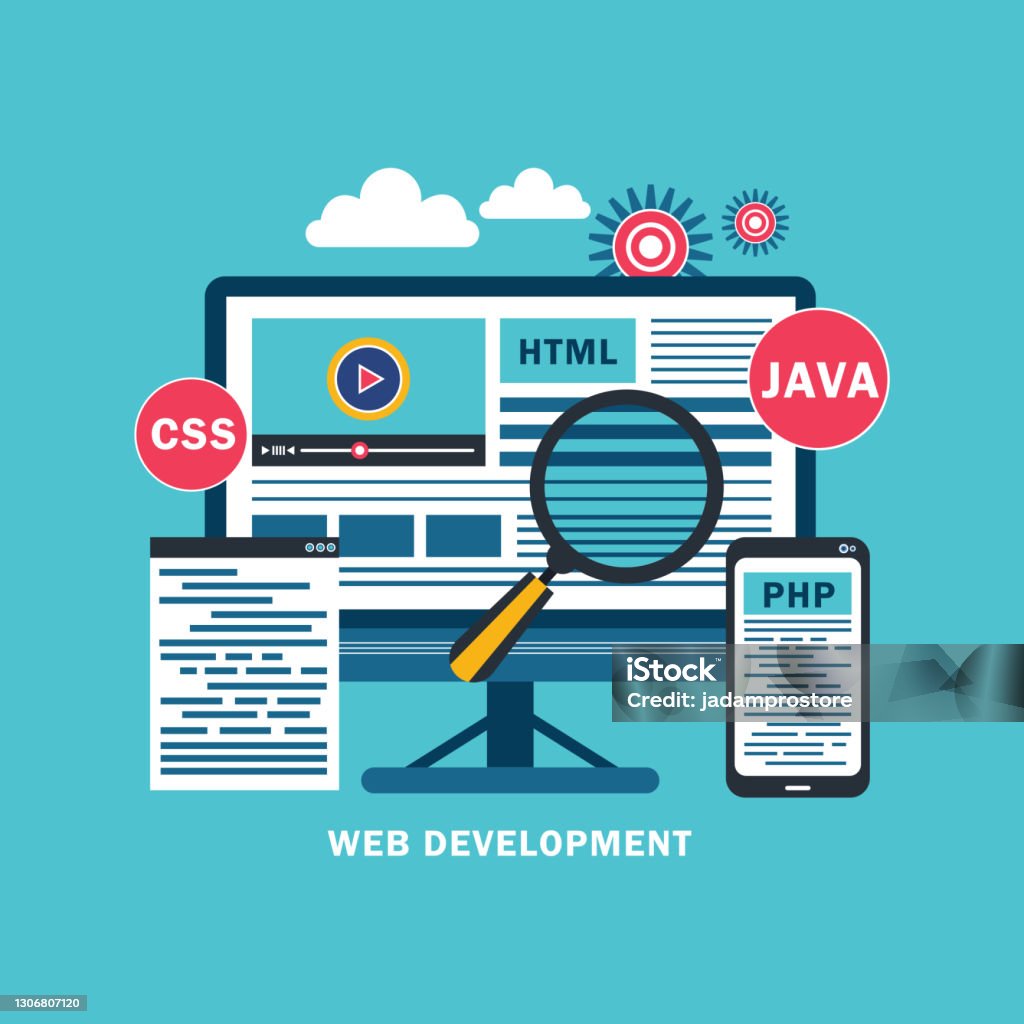 Web Development Programming Concept Stock Illustration - Download Image ...