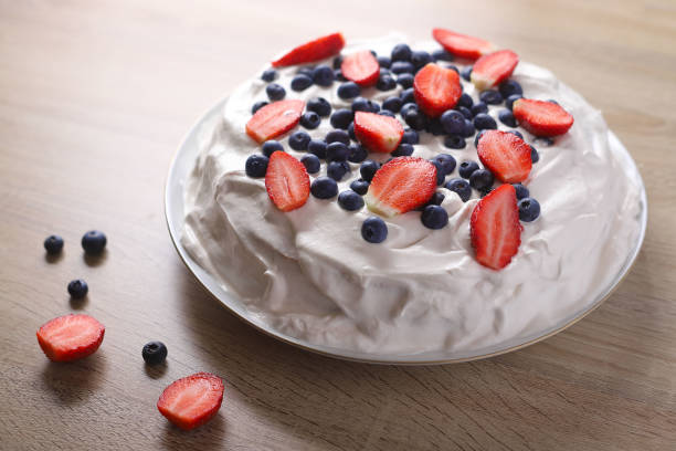 istock Homemade cheese cake with strawberry and blueberry 1306809237