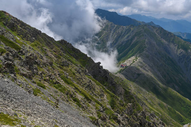 istock The mountain ridge seen from Mt. Kitadake 1306816620
