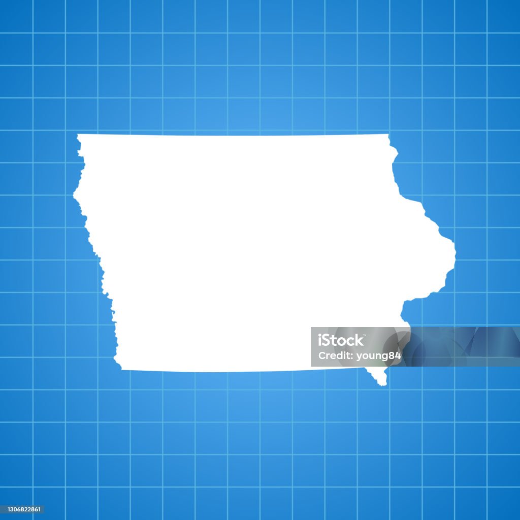 Desktop Iowa State Map Map Of Iowa Stock Illustration - Download Image Now - Abstract ...
