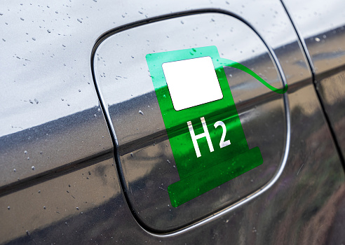 Tank cap icon for H2 hydrogen