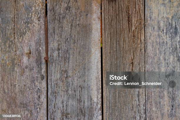 Old Rusty Wooden Wall Texture Stock Photo - Download Image Now - Backgrounds, Brazil, Close-up