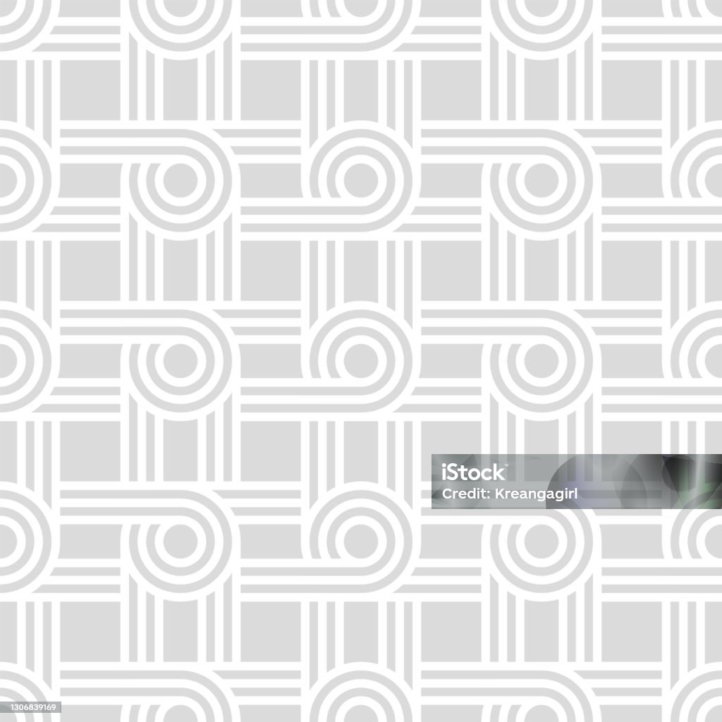 Grey Pattern Cover Cover Template Design With Gray And White Geometric Pattern Stock ...