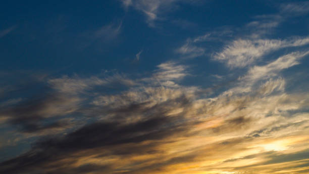 istock Beautiful sky dotted with a few cloudy passages 1306840780