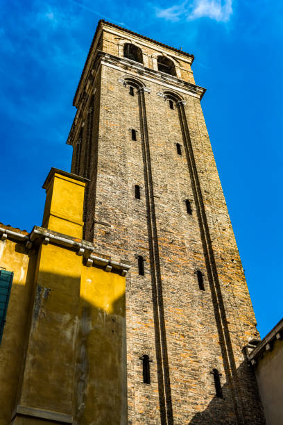 Tower of the church San Canciano in Venice, Italy