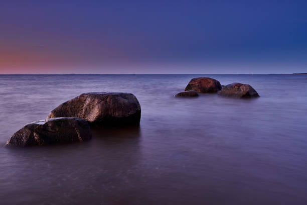 istock rocky baltic seascape in the evening 1306845691