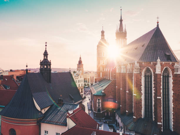 istock Old town of Krakow 1306847986