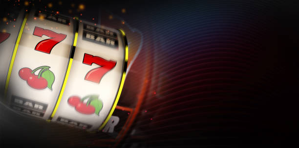 istock Motion Blur Slot Machine Casino Banner Background 1306850756