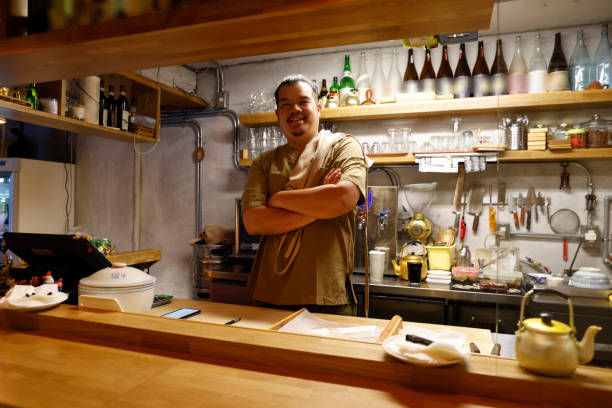 istock Chinese chef owner portrait 1306857057