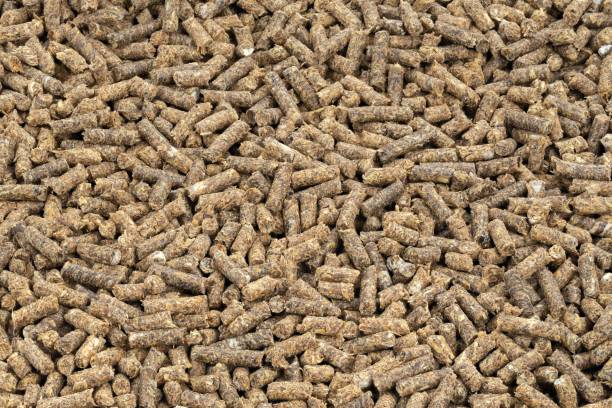 istock Feed for livestock. Pig feed pellets,feed  for hamster, rabbits or mouse. 1306859924