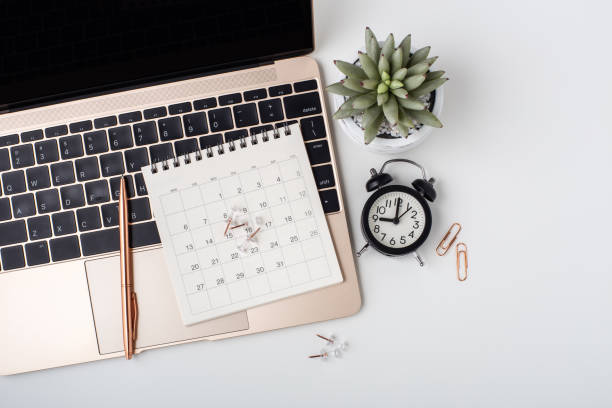 istock Business meeting schedule and planning concept 1306864791