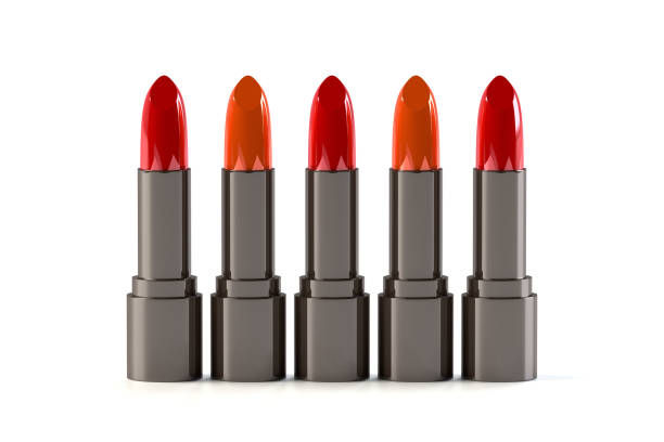 istock 3D illustration of side-by-side lipstick 1306865904