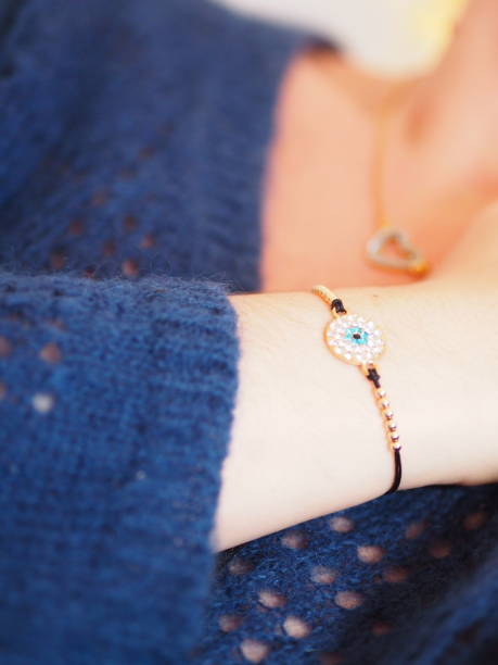 istock Evil eye bracelet for lucky charm 1306877175