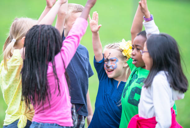 istock Multi Ethnic Children With Strong Team Spirit at Summer Camp 1306879303