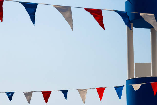 istock colorful flags in the air 1306885717