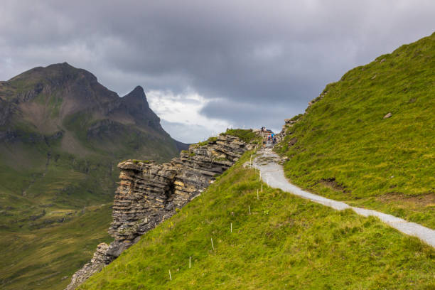 istock Mountain trail in Swiss Alps 1306887918