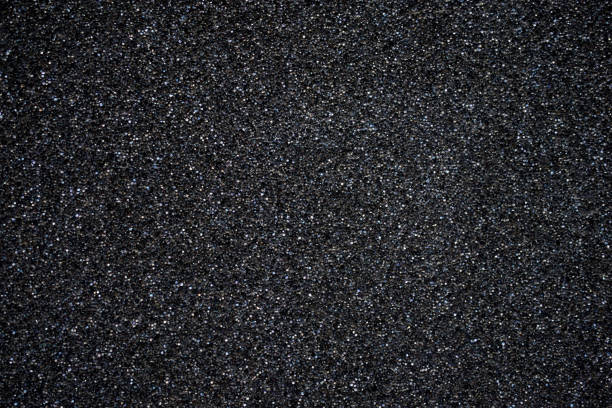 istock Black porous foam surface in the lining 1306887927