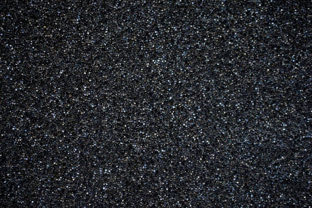 istock Black porous foam surface in the lining 1306887928