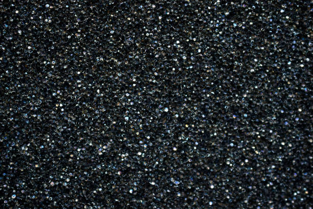 istock Black porous foam surface in the lining 1306887929