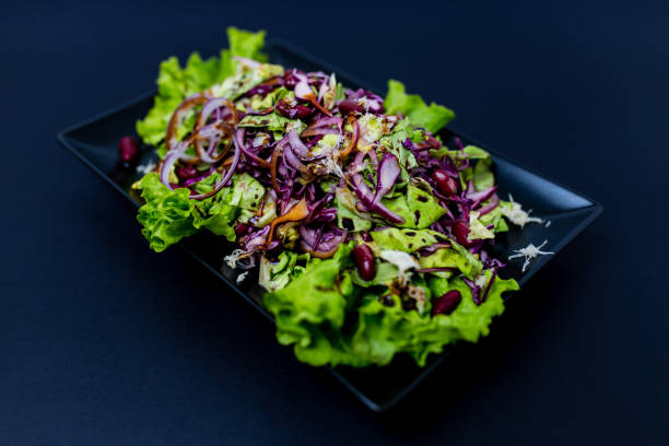 istock Green salad with beans 1306889167
