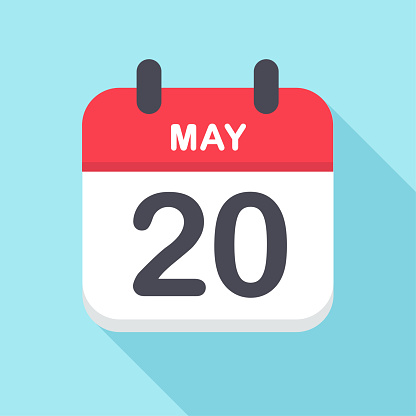 May 20 Calendar Icon Stock Illustration Download Image Now May May 20 Calendar Icon Stock Illustration Download Image Now May