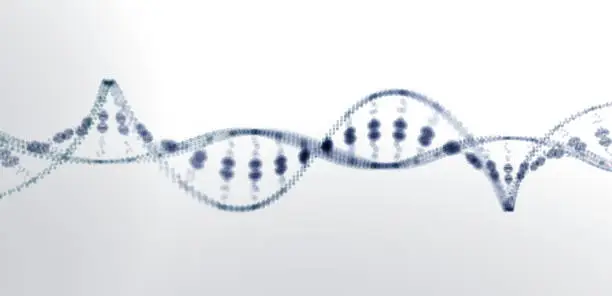 Vector illustration of DNA Abstract Background