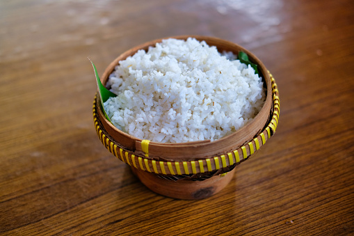 A traditional Indonesian rice place
