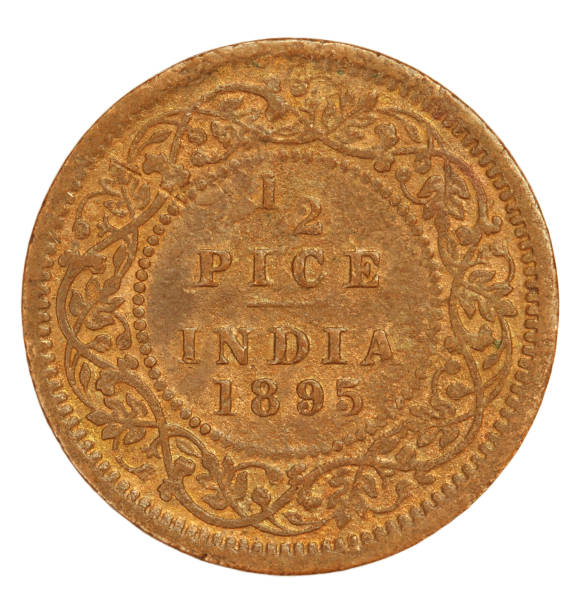istock Old Indian Half Pice Coin of 1895 1306910140