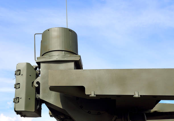 istock Air intake of a modern tank 1306914569